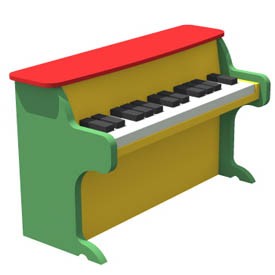 Toy piano 3D Object | FREE Artlantis Objects Download